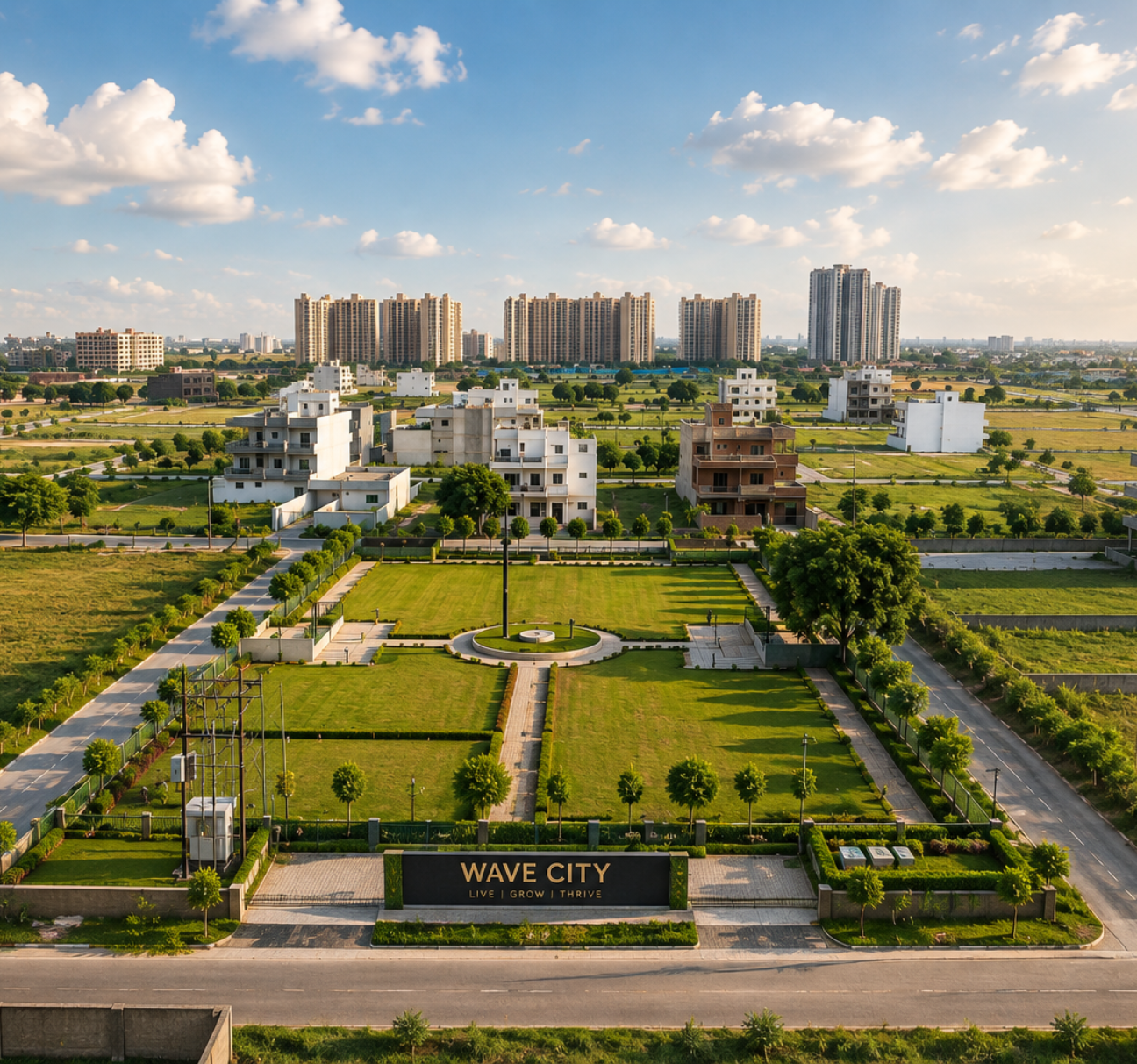 Premium Residential Plots in Wave City